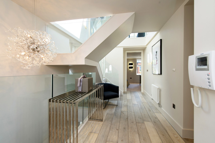Hallway - contemporary hallway idea in Hertfordshire
