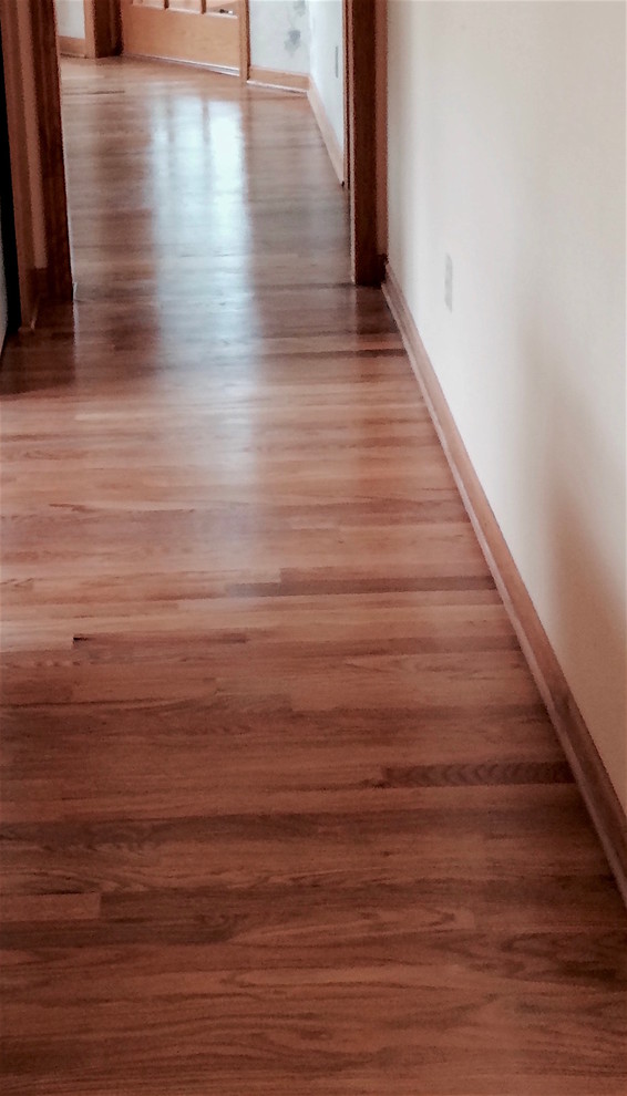 Red Oak Wood Floors Traditional Hall Milwaukee by
