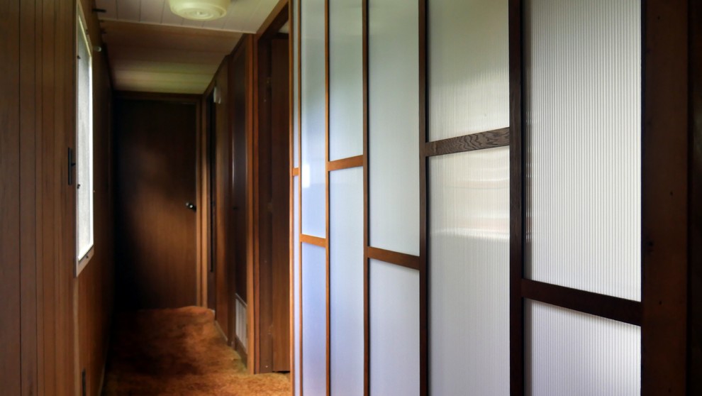 Inspiration for a modern hallway remodel in Indianapolis