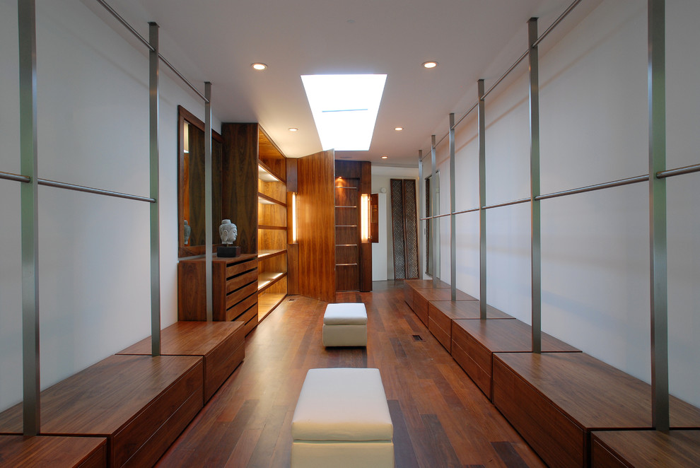 Inspiration for a modern hallway remodel in Los Angeles