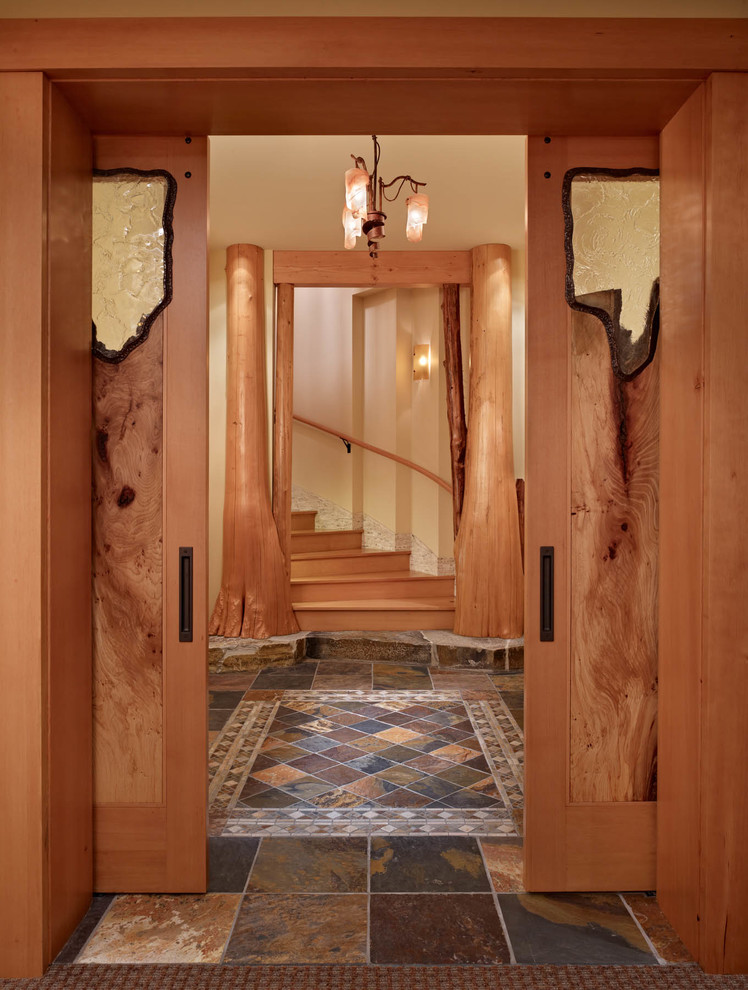 Rustic Private Lodge - Rustic - Hall - Seattle - by Hamish Anderson ...
