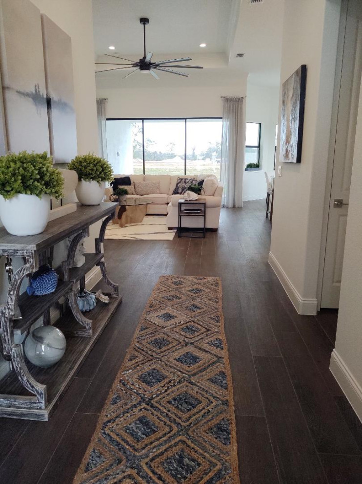 Saltwater Marina Del Palma Model Beach Style Hall Orlando by Austinteriors and