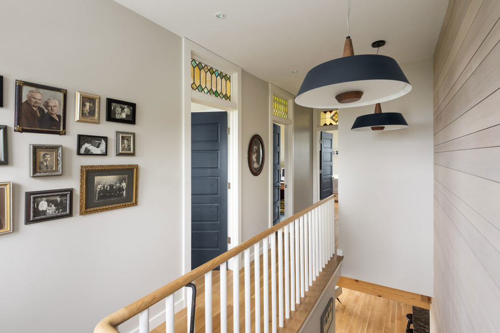 Sea Change Custom Beach House Hallway Beach Style Hall Portland