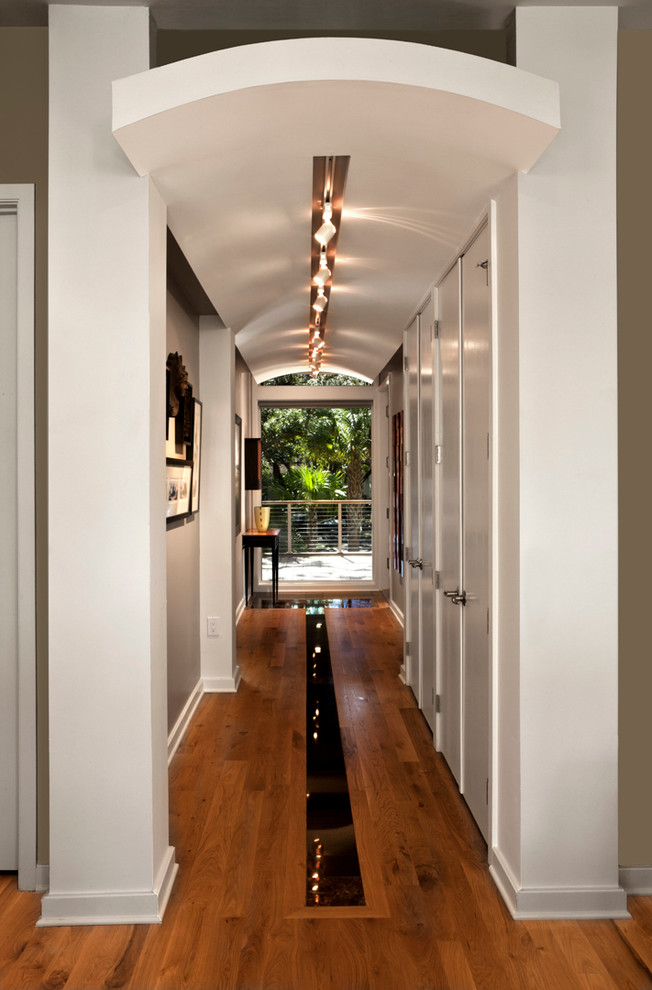 Example of a beach style hallway design in Charleston