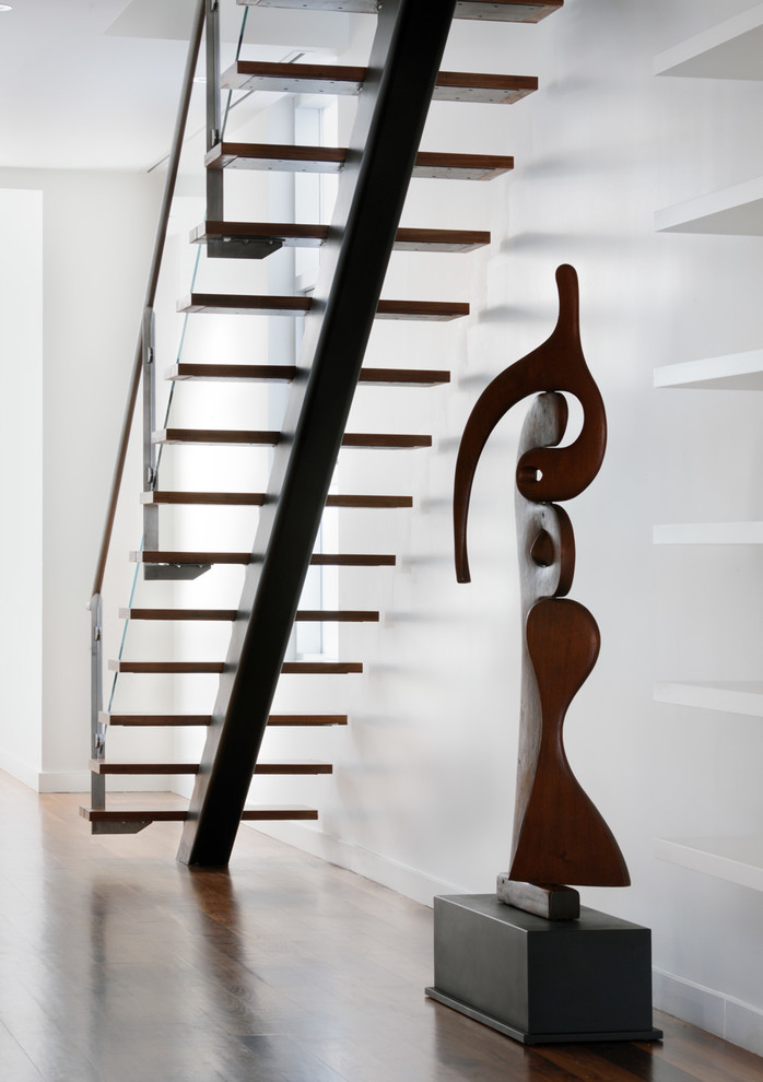 Photo of a contemporary staircase in New York.