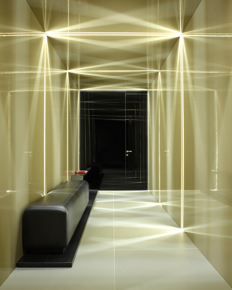 Example of a minimalist hallway design in Other