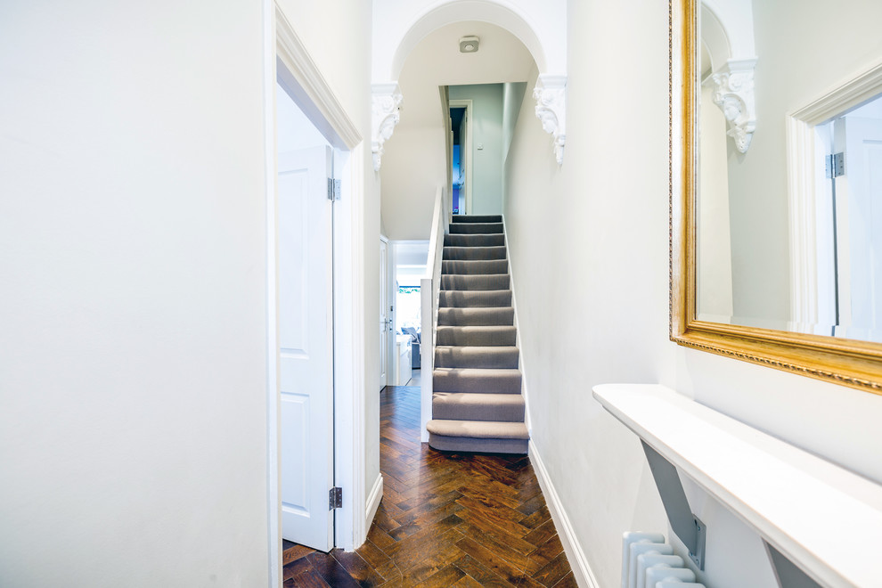 Example of a trendy hallway design in London