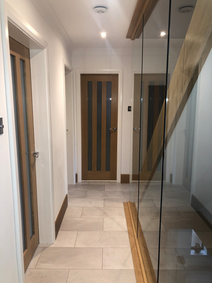 Stair Design, Hallway Modern Hallway & Landing Cheshire by UK PROBUILD LTD Houzz