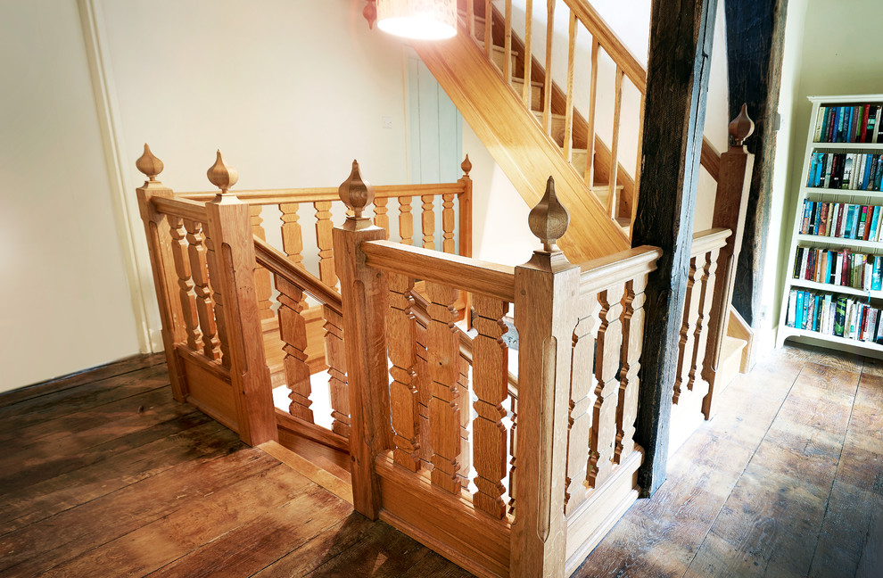 Staircase for a Medieval Country House Traditional Staircase Kent by Mounts Hill