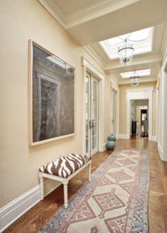 Hallway - contemporary hallway idea in Richmond