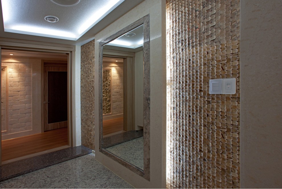Пример оригинального дизайна: коридор в современном стиле