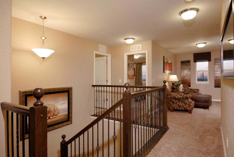 The Burgess Traditional Hall Denver by Saint Aubyn Homes Houzz