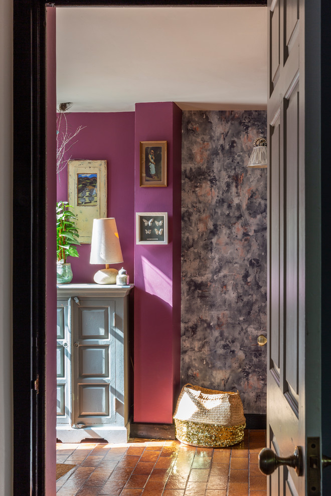 Inspiration for an eclectic hallway remodel in Gloucestershire