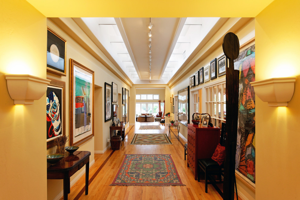 Vallecitos La Jolla Eclectic Hallway & Landing San Diego by