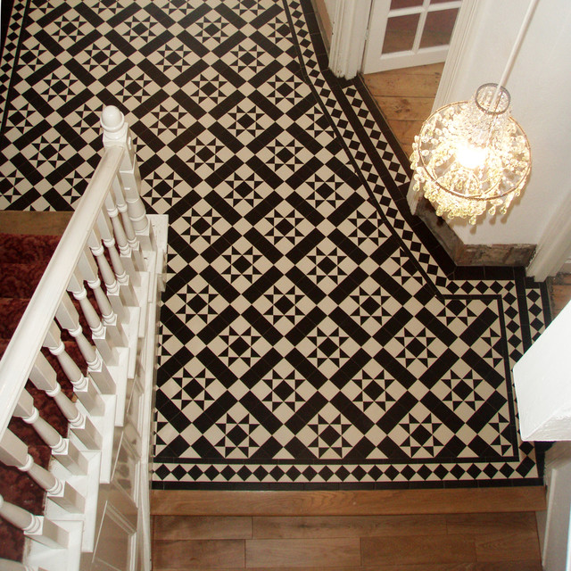 Victorian Geometric Floor Tiles In, How To Tile Victorian Hallway