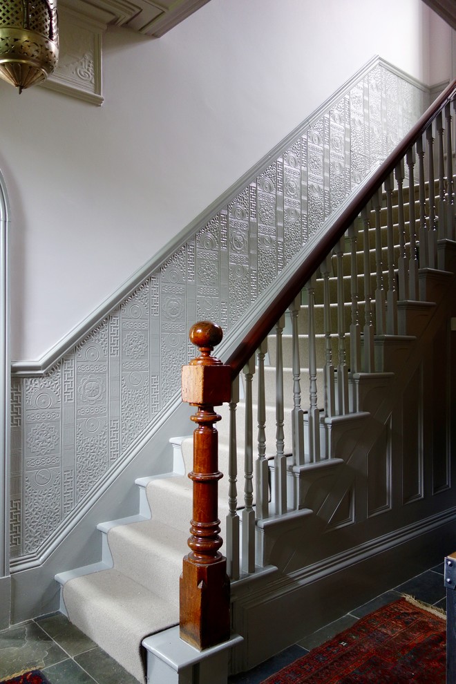 Victorian Hallway Stairs & Landing - Traditional - Staircase - Other ...