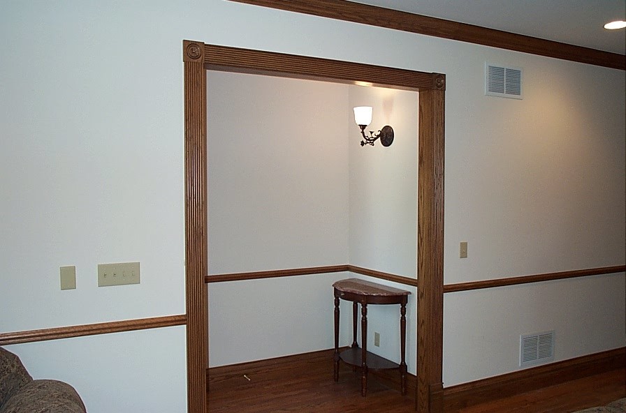 Hallway - craftsman hallway idea in Denver