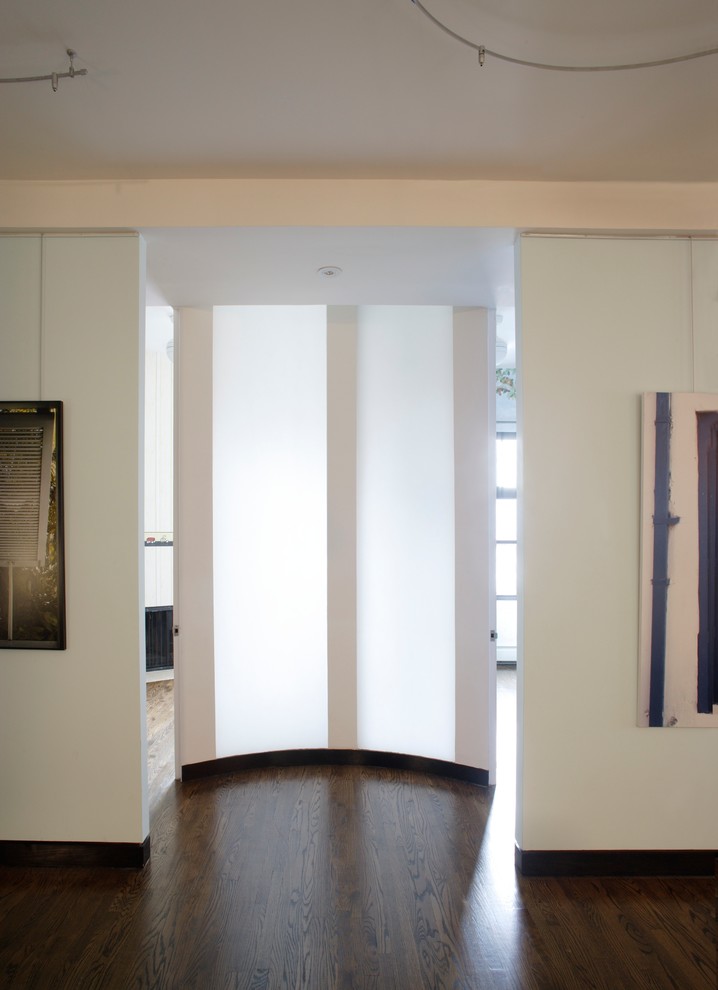 View of Hallway Modern Hall New York by Caseworks Design Group