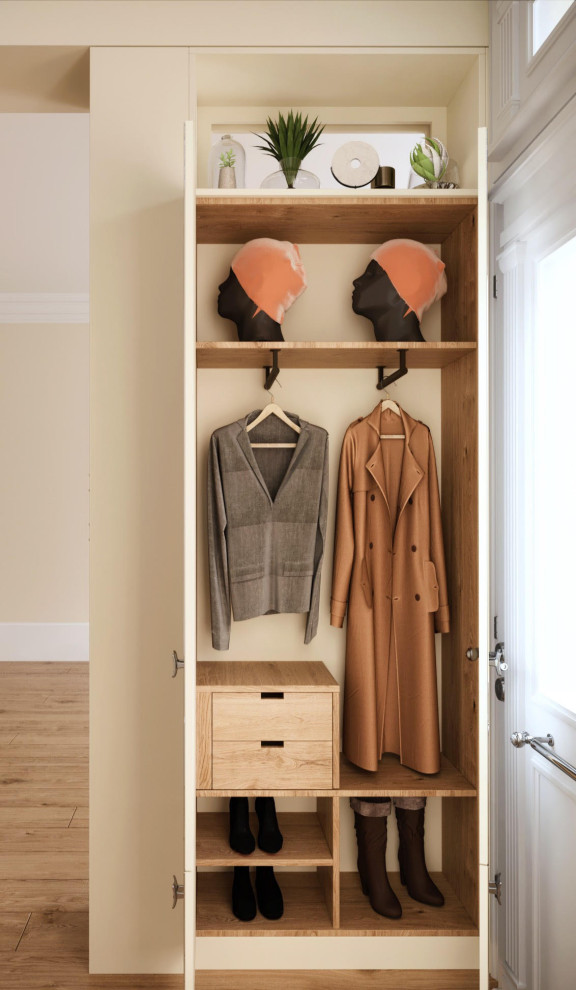 Wardrobe / room divider Contemporary Hall London by A&A Bespoke