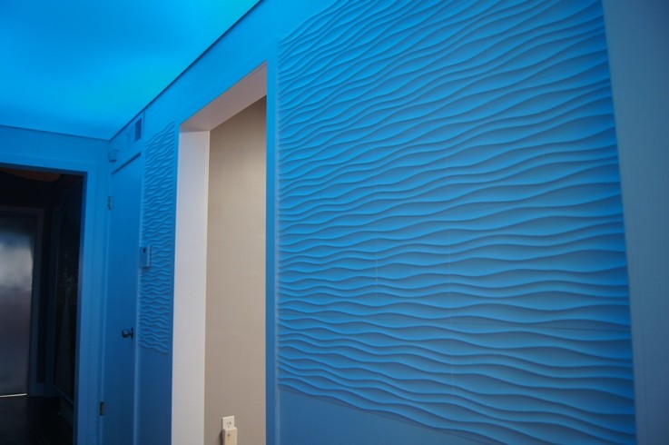 Idée de décoration pour un couloir.