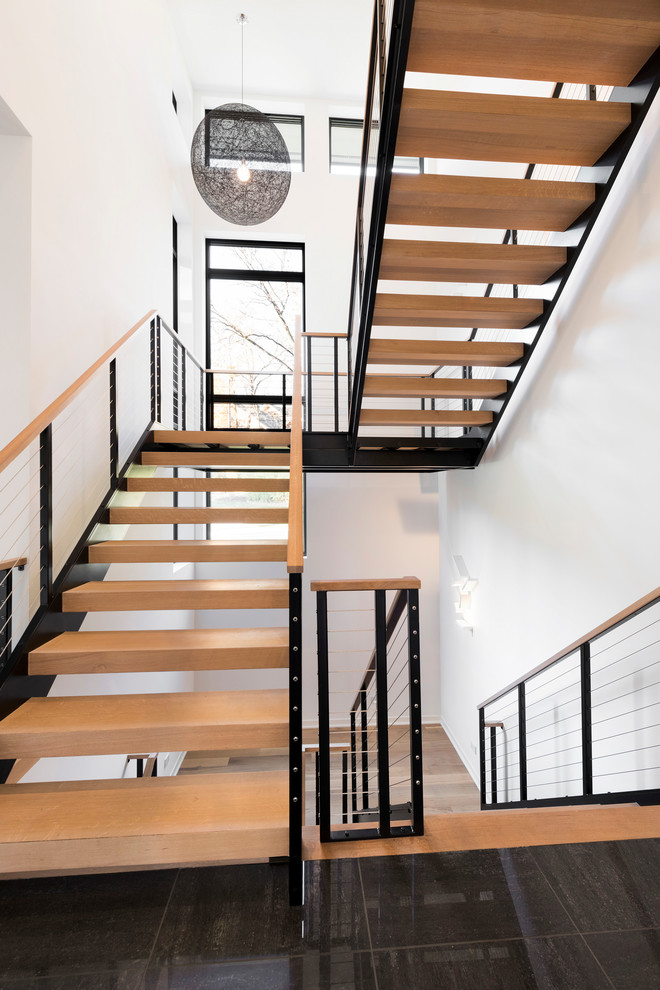 Wayzata Woods Modern - Contemporary - Staircase - Minneapolis - by ...