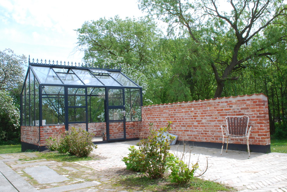 This is an example of a traditional garden in Odense.