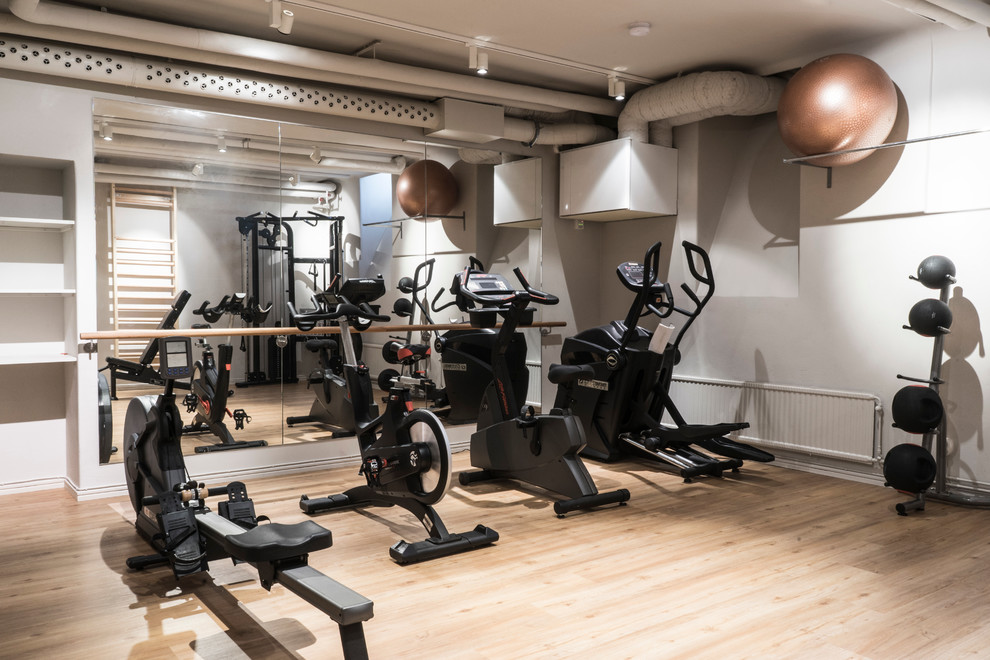 Industrial Fitnessraum in Stockholm