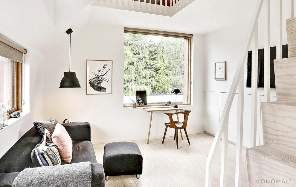Источник вдохновения для домашнего уюта: кабинет в стиле модернизм