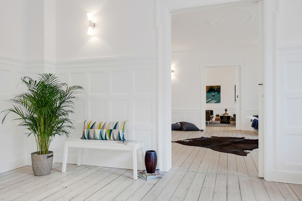 Inspiration for a scandinavian home office remodel in Copenhagen