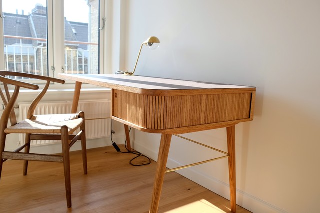 Specialdesignet skrivebord - Retro - Arbetsrum - Köpenhamn - av FUNDI  MØBELSNEDKERI | Houzz