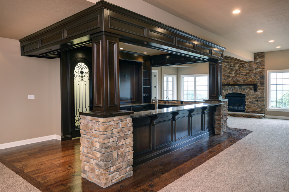 315 Lake MacLeod Rustic Home Bar Other by Barrington Homes, LLC