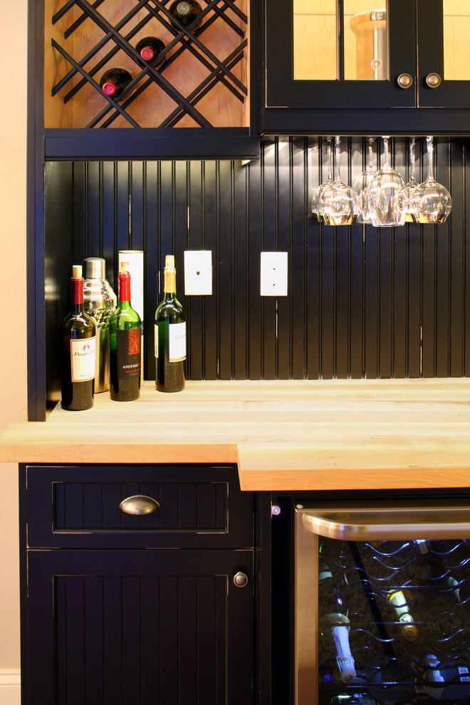 Ardmore Wine Bar Farmhouse Home Bar New York by Rylex Custom