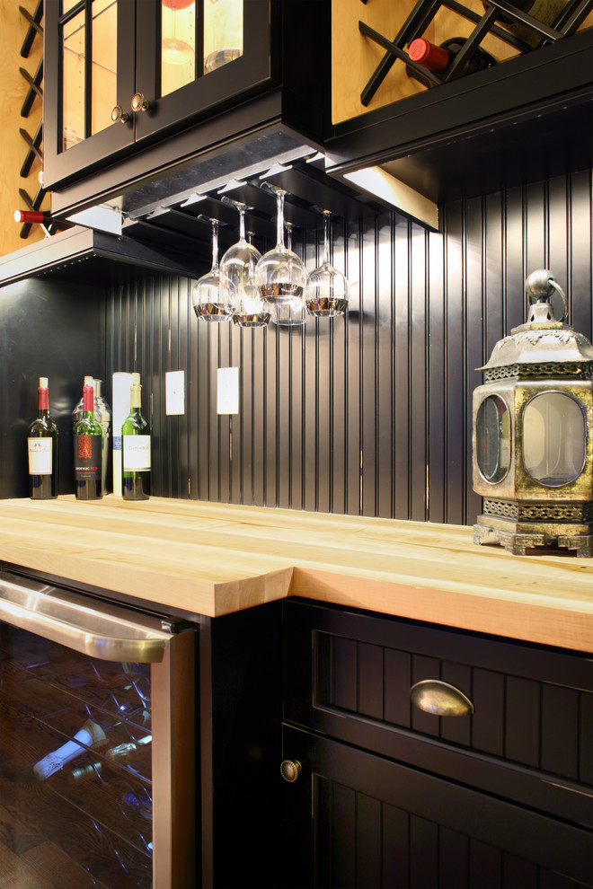 Ardmore Wine Bar Farmhouse Home Bar New York by Rylex Custom
