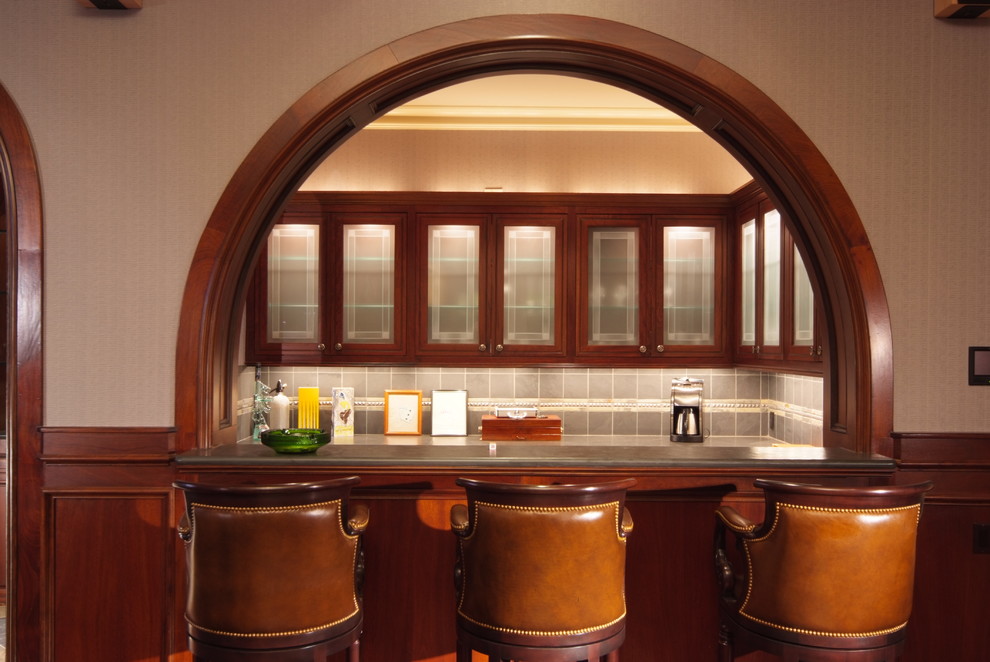 Art Deco Bar - Home Bar - Houston - by Acreage | Houzz