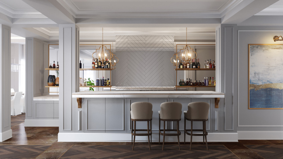 Ballarat Residence Under Construction Modern Home Bar Melbourne