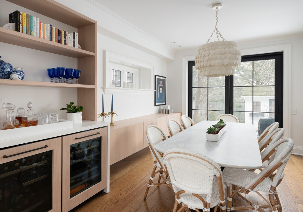 Bar Unit White Oak Cottage Beach Style Home Bar