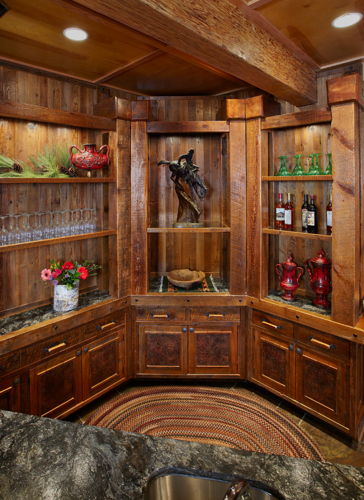 Barnwood Kitchen & Bars Rustic Home Bar Other by