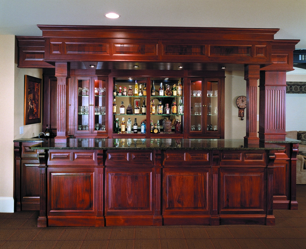 Bars Traditional Home Bar Philadelphia by Media Rooms Inc Houzz