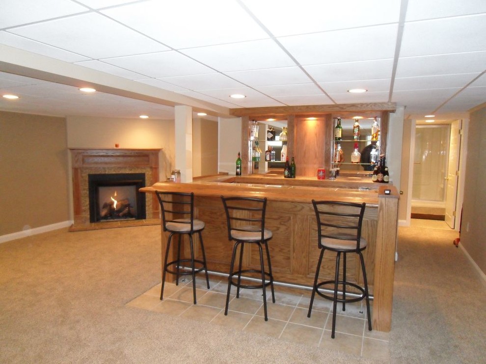 Basement Bars Traditional Home Bar Orange County by The Better