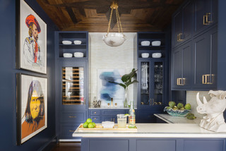 Watery Blue Scandi Inspired Kitchen Cabinets - MasterBrand