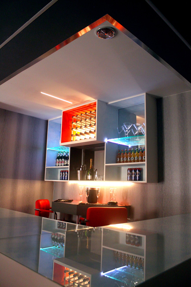 Bespoke Bar Modern Home Bar Other by Elastic Canvas Houzz