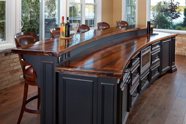 Curved Live Edge Bar Top