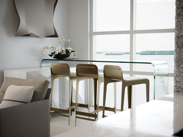 Brickell Penthouse Modern Home Bar Miami By Eolo Aandi Design Houzz