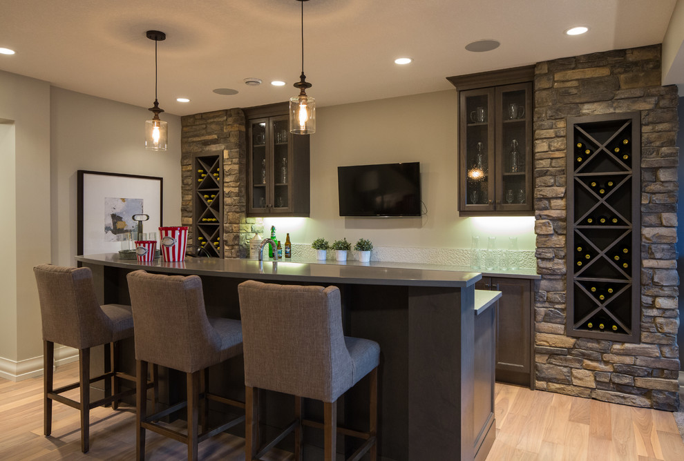 Calbridge Artesia Villas Chardonnay Transitional Home Bar