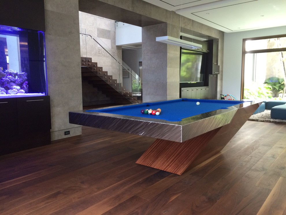 Cantilever Pool Table by MITCHELL Pool Tables Contemporary Home Bar