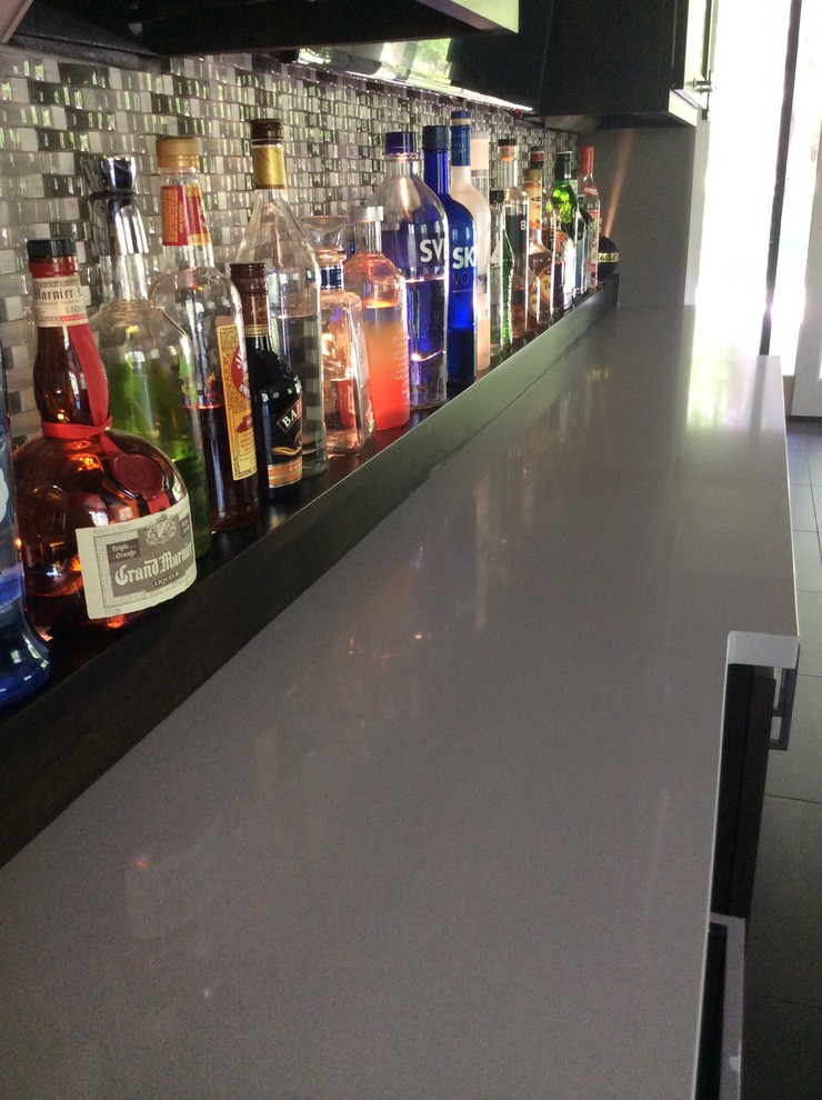 Clearbrook Contemporary Design Build Contemporary Home Bar Other
