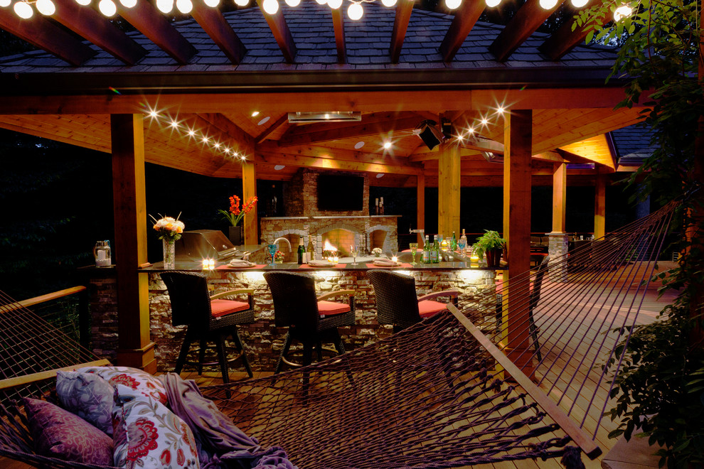 Clifton Residence Home Bar DC Metro by Professional Grounds Inc