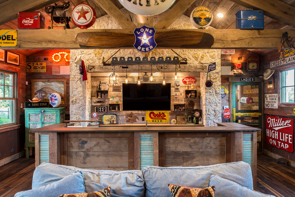 Comal County Ranch House Rustic Home Bar Austin By Dibello Architects Pllc Houzz - Home Decorators Collection Comal