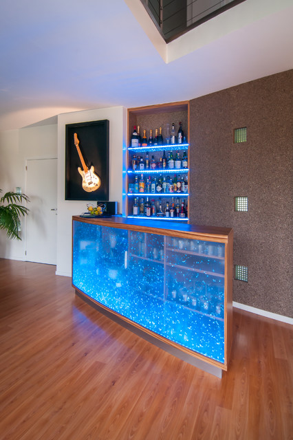 Comptoir - Bar Design - Contemporary - Home Bar - Other - by Sabine Georges  - Agence Atelier Pourpre | Houzz