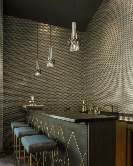 Contemporary Home Bar Contemporary Home Bar Burlington Houzz UK